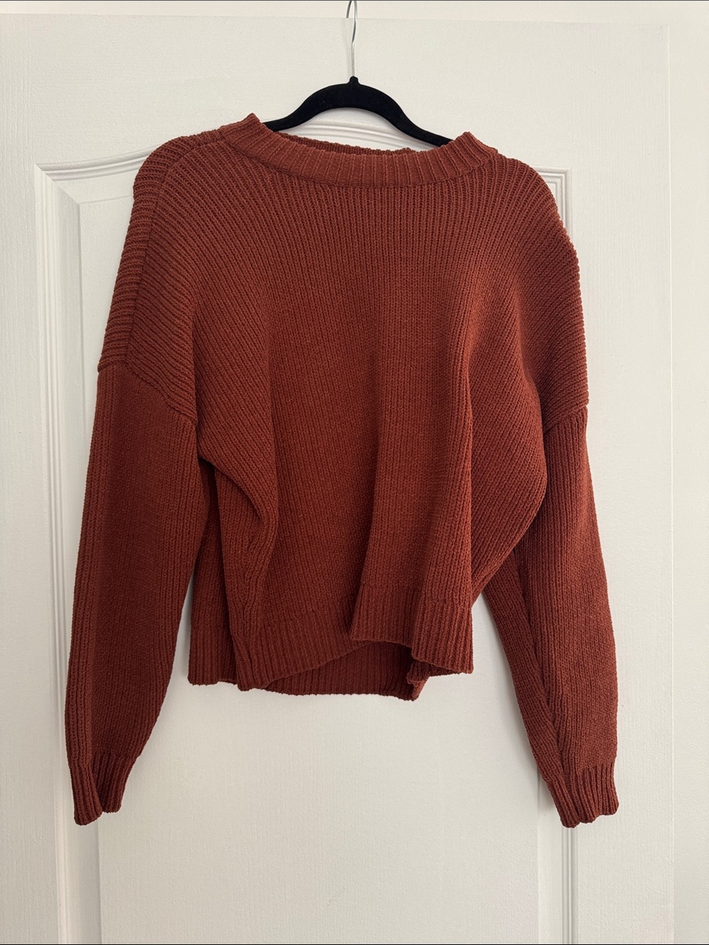 Abercrombie Rust Red Women's Knit Sweater